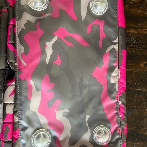 LUG Boxer Pink Gray Camo Travel Tote Luggage Bag Shoe Compartment Overnight - Picture 13 of 15